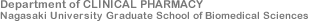 Department of CLINICAL PHARMACY