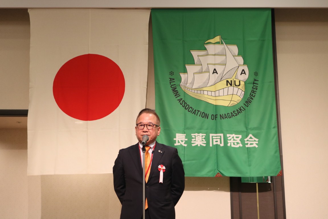 井手　長崎県薬剤師会会長　乾杯の挨拶