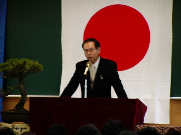 松村学部長の挨拶