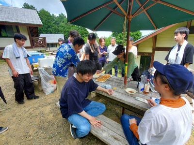 植物観察BBQ会2