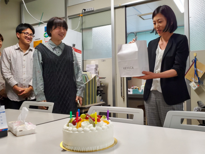薬師寺教授誕生日会2